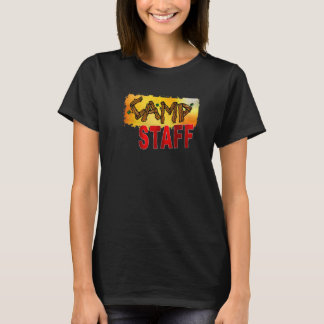 Camp Staff Summer Campground Host Crew Counsellor  T-Shirt