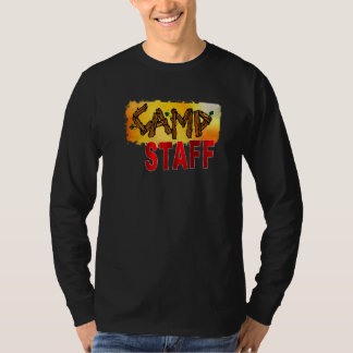 Camp Staff Summer Campground Host Crew Counsellor T-Shirt