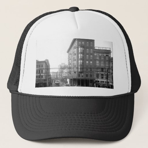 Image of Camp Street looking up from Canal Street Trucker Hat