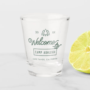 Camp Theme Bachelorette Party Shot Glass