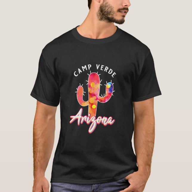 Camp Verde Arizona Usa Desert Cactus Vacation Souv T-Shirt (Front)