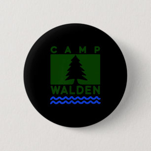 Camp Walden, Summer Camp Girls, Girls Summer Camp 6 Cm Round Badge