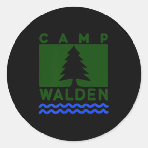 Camp Walden, Summer Camp Girls, Girls Summer Camp  Classic Round Sticker
