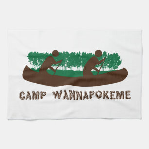Camp Wannapokeme Tea Towel