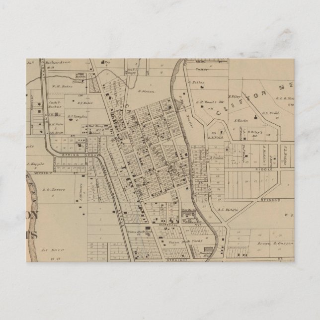 Camp Washington, Clifton Heights, Ohio Postcard (Front)