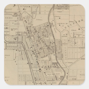 Camp Washington, Clifton Heights, Ohio Square Sticker