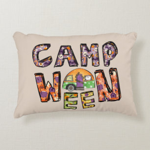 Camp Ween Halloween Camper Design Decorative Cushion