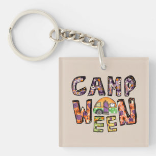 Camp Ween Halloween Camper Design Key Ring