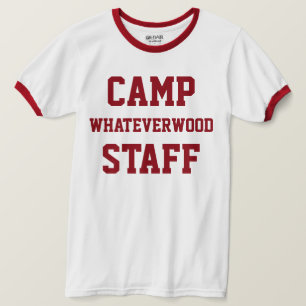 Camp Whateverwood Staff Dark Red T-Shirt