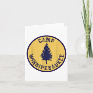 Camp Winnipesaukee Shirt Retro Summer Camp _1 Card