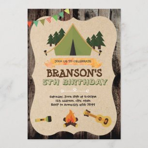 Camp word invitation