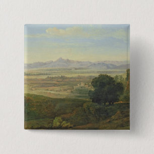 Campagna Landscape 15 Cm Square Badge