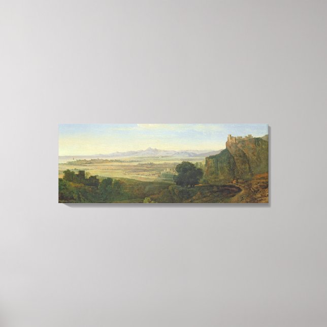 Campagna Landscape Canvas Print (Front)