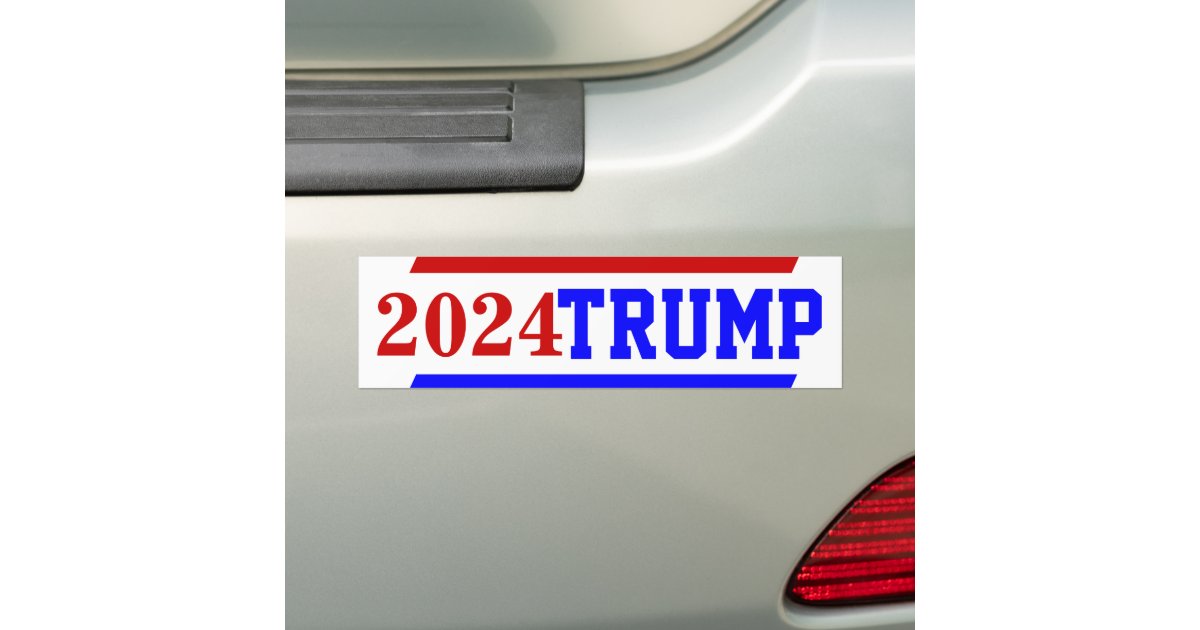Campaign 2024 election President TRUMP Bumper Sticker | Zazzle.co.uk