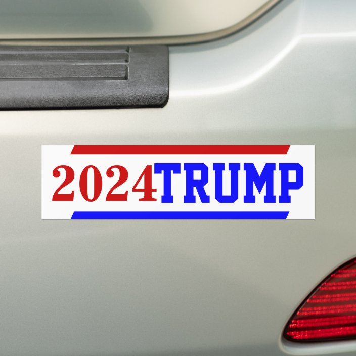 Campaign 2024 election President TRUMP Bumper Sticker | Zazzle.co.uk