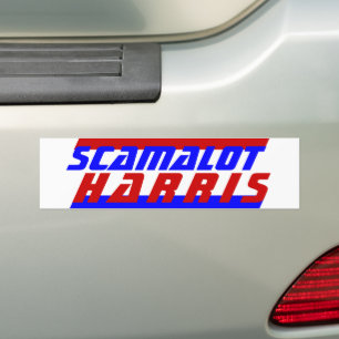 Campaign 2024 President KAMALA SCAMALOT HARRIS Bumper Sticker