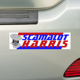 Campaign 2024 President KAMALA SCAMALOT HARRIS Bumper Sticker