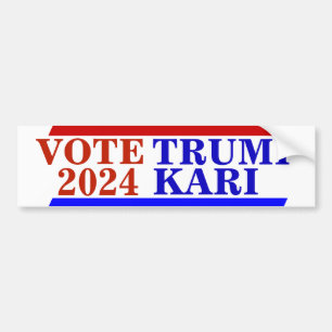 Campaign 2024 President TRUMP KARI LAKE vote Bumper Sticker