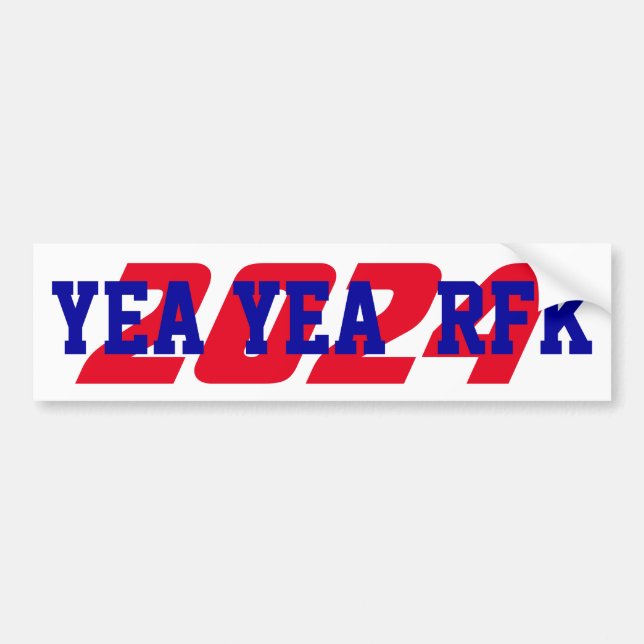 Campaign 2024 Robert Kennedy RFK Jr President VOTE Bumper Sticker (Front)