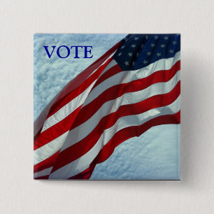 Campaign Election Buttons  - Vote