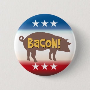 Campaign for BACON 6 Cm Round Badge