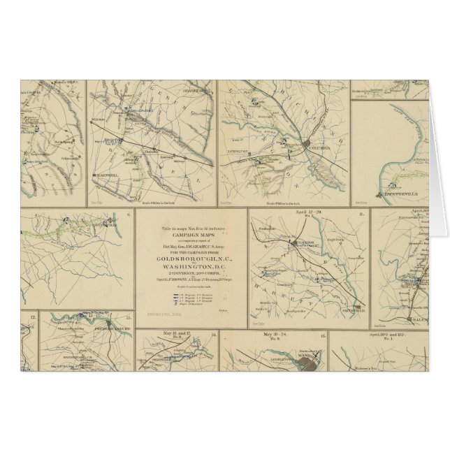 Campaign maps SavannahWashington, DC (Front Horizontal)