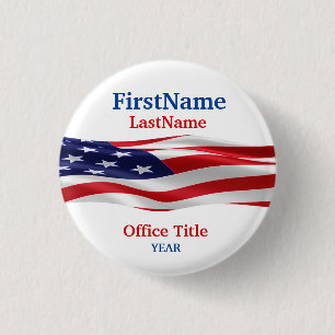 Campaign Template 3 Cm Round Badge