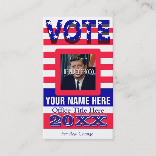 Campaign Template Calling Card (Front)