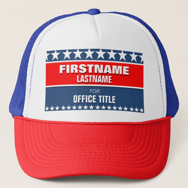 Campaign Template Custom Trucker Hat (Front)