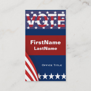 Campaign Template Stars Business Card