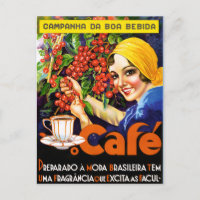 Campanha Da Boa Bebida Coffee Vintage Ad Poster