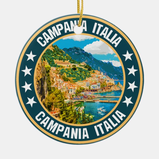 Campania                                           ceramic tree decoration (Front)