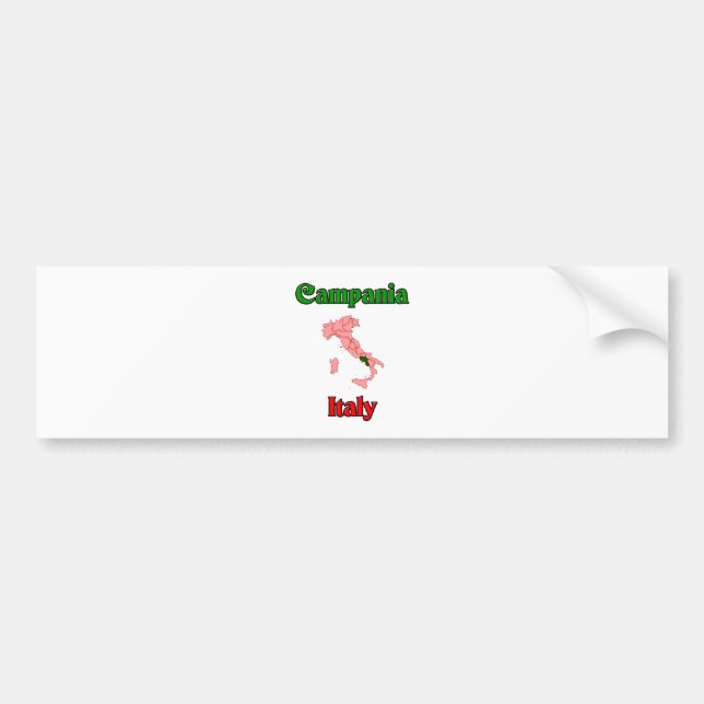 Campania Italy Bumper Sticker (Front)
