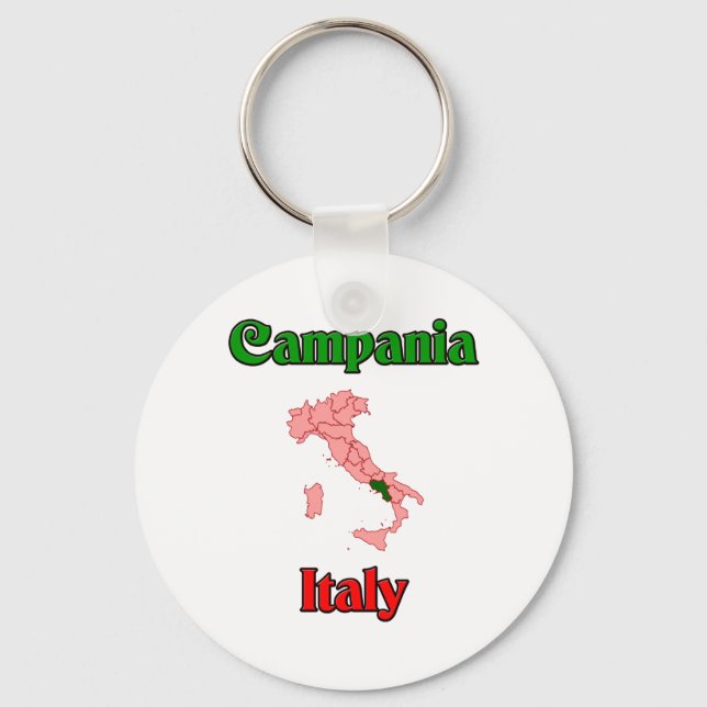 Campania Italy Key Ring (Front)
