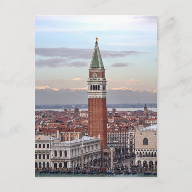Campanile di San Marco, Venice Italy Postcard (Front)