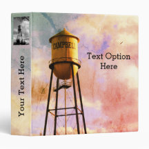 Campbell CA Water Tower 1.5" Binder