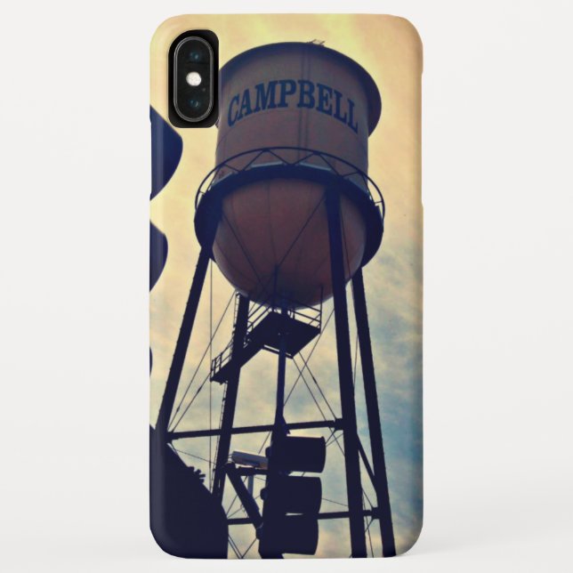 Campbell CA Water Tower Barely There iPad Case (Back)