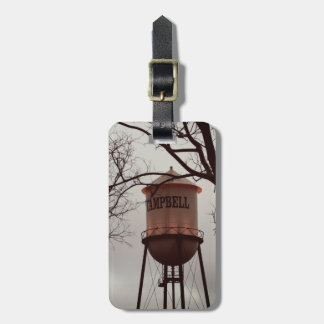 Campbell CA Water Tower Luggage Tag