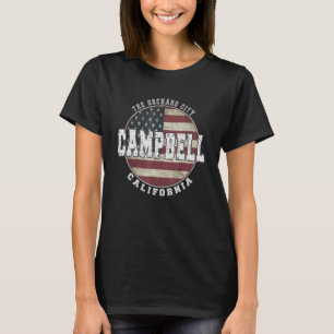 Campbell California Vintage American flag T-Shirt