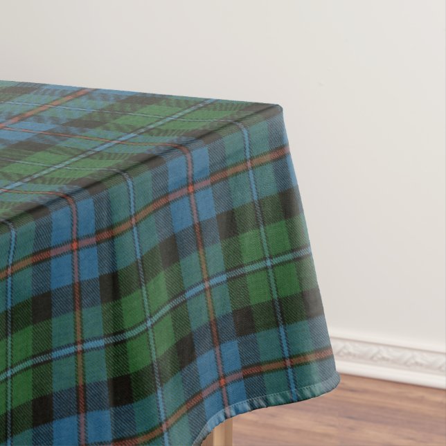 Campbell Cawdor Ancient Original Scottish Tartan  Tablecloth (In Situ)