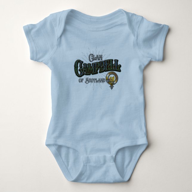 Campbell Clan Baby Bodysuit (Front)