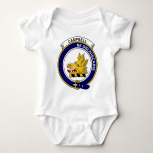 Campbell Clan Badge Baby Bodysuit