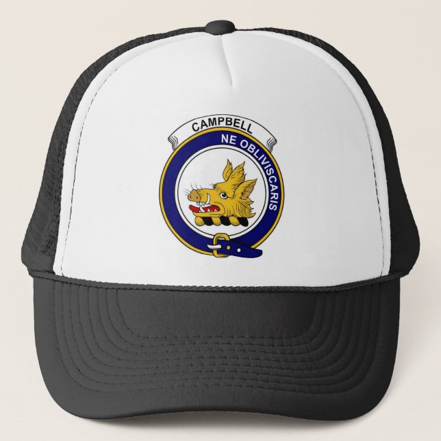Campbell Clan Badge Trucker Hat (Front)