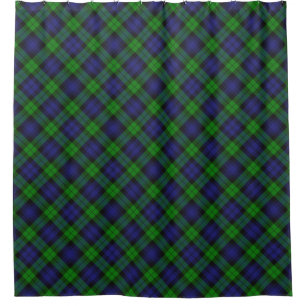 Campbell Clan Tartan Plaid Black Watch Shower Curtain