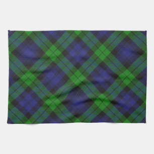 Campbell Clan Tartan Plaid Black Watch Tea Towel