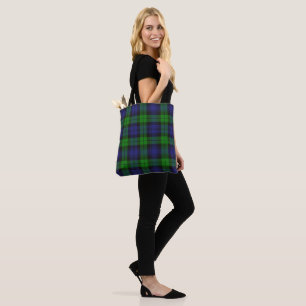 Campbell Clan Tartan Plaid Black Watch Tote Bag