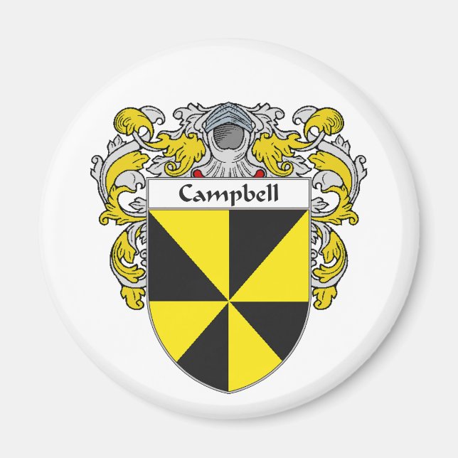 Campbell Coat of Arms (Mantled) Magnet (Front)