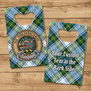 Campbell Crest over Dress Tartan