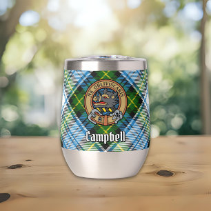 Campbell Crest over Dress Tartan