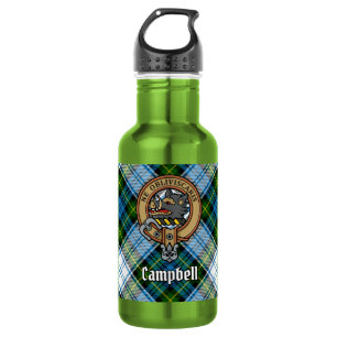 Campbell Crest over Dress Tartan 532 Ml Water Bottle